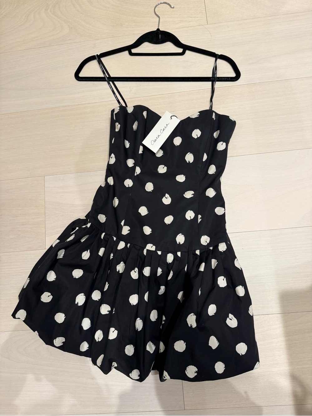 Cara Cara Polka Dot Bubble Mini Dress brand new with tags size 0 - Picture 3 of 5